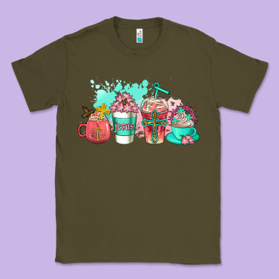 Religious Coffee Cups Classic Tee Designed By Adodesignshop