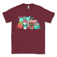 Burgundy religious coffee cups Classic Tee - AdoDesignShop