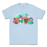 Dusty Blue religious coffee cups Classic Tee - AdoDesignShop