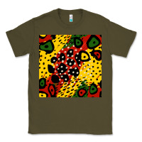 Army Green african colors pattern Classic Tee - BundleAndBundleShop