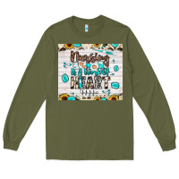 Army Green nursing is a work of heart Long Sleeve Tee - JahusDesignShop