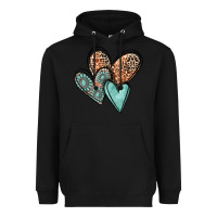 Black western love hearts Heavyweight Hoodie - MaliasSmallBusiness