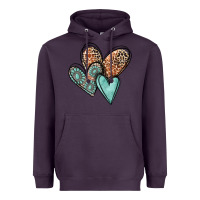 Plum western love hearts Heavyweight Hoodie - MaliasSmallBusiness