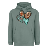 Sage western love hearts Heavyweight Hoodie - MaliasSmallBusiness