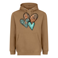 Toasted Coconut western love hearts Heavyweight Hoodie - MaliasSmallBusiness