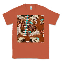 Copper football leopard gemstone seamless pattern Classic Tee - JahusDesignShop