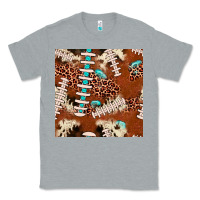 Heather Grey football leopard gemstone seamless pattern Classic Tee - JahusDesignShop