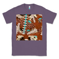Lavender football leopard gemstone seamless pattern Classic Tee - JahusDesignShop