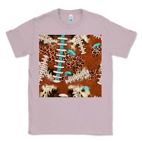 Lilac football leopard gemstone seamless pattern Classic Tee - JahusDesignShop