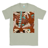 Matcha football leopard gemstone seamless pattern Classic Tee - JahusDesignShop