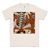 Natural football leopard gemstone seamless pattern Classic Tee - JahusDesignShop
