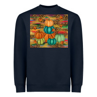 Navy pumpkin Heavyweight Sweatshirt - RanaPortraitStore