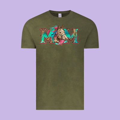 Mom Horse Vintage Tee Designed By Zillion Design Studio
