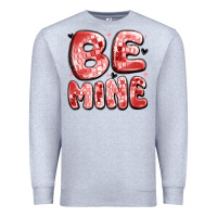 Heather Grey be mine Premium Sweatshirt - MaliasSmallBusiness
