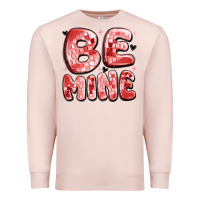 Pale Pink be mine Premium Sweatshirt - MaliasSmallBusiness