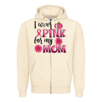 Sandshell i wear pink for my mom sunlower and pumpkin Zipper Hoodie - AdoDesignShop