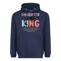 Navy daughter of the king Heavyweight Hoodie - MaliasSmallBusiness