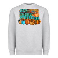 Heather Grey hey there pumpkin Heavyweight Sweatshirt - RanaPortraitStore