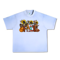 Grape Ice Welcome Fall Pumpkin Urban Heavy Tee - CowhideDigitalArt