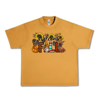 Peanut Butter Welcome Fall Pumpkin Urban Heavy Tee - CowhideDigitalArt