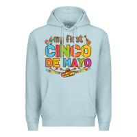 Blue Mist my first cinco de mayo Premium Hoodie - LillyAllenDesigns