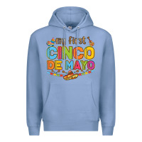 Colony Blue my first cinco de mayo Premium Hoodie - LillyAllenDesigns