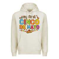 Oatmeal Heather my first cinco de mayo Premium Hoodie - LillyAllenDesigns