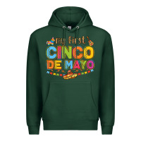 Sports Green my first cinco de mayo Premium Hoodie - LillyAllenDesigns