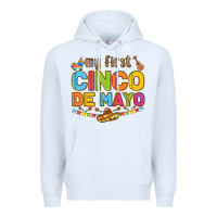 White my first cinco de mayo Premium Hoodie - LillyAllenDesigns