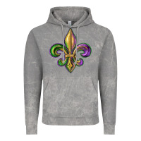 Cloud Rock fleur de lis Vintage Hoodie - RanaPortraitStore