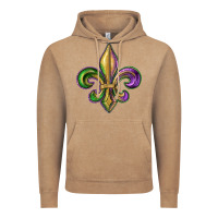 Vintage Coffee fleur de lis Vintage Hoodie - RanaPortraitStore