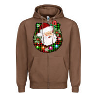 Chestnut horseshoe santa Zipper Hoodie - AdoDesignShop