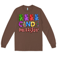 Chestnut candy monster with jelly bear Long Sleeve Tee - AdoDesignShop