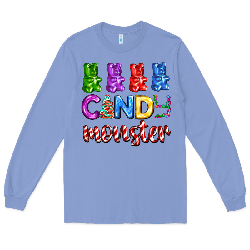 Candy Monster With Jelly Bear Long Sleeve Tee by AdoDesignShop | Teevron
