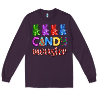 Plum candy monster with jelly bear Long Sleeve Tee - AdoDesignShop