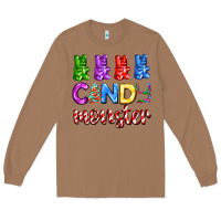 Toasted Coconut candy monster with jelly bear Long Sleeve Tee - AdoDesignShop