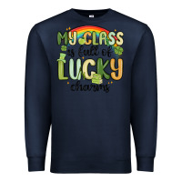 Navy my class is full of lucky charms Premium Sweatshirt - MaliasSmallBusiness