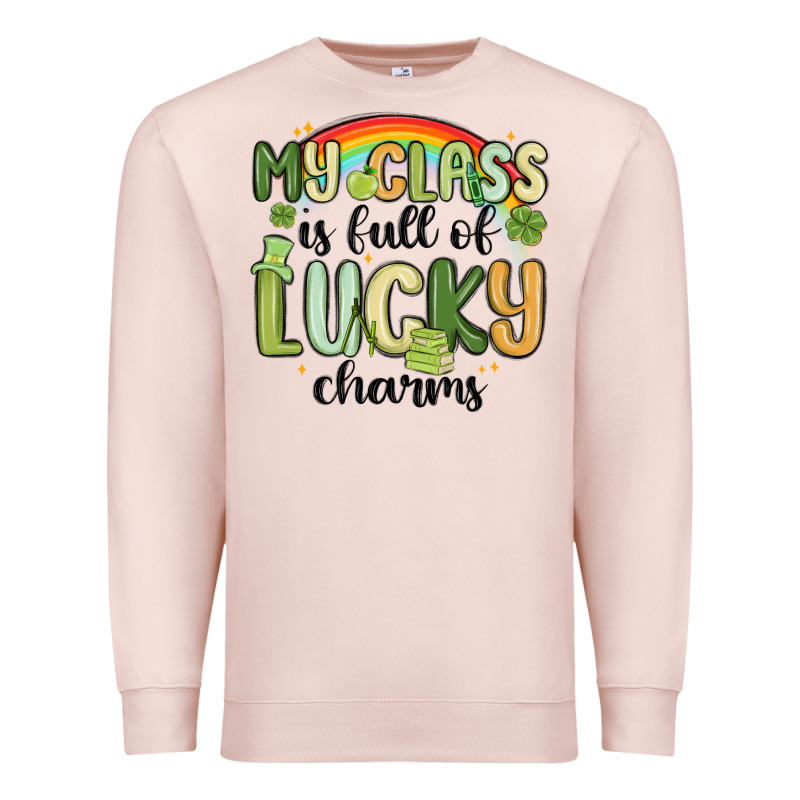 My Class Is Full Of Lucky Charms Premium Sweatshirt by MaliasSmallBusiness | Teevron
