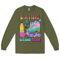Army Green rolling into second grade Long Sleeve Tee - BundleAndBundleShop
