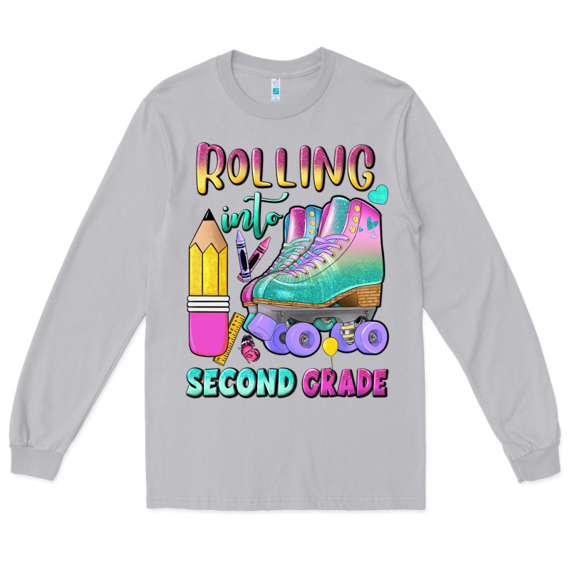 Rolling Into Second Grade Long Sleeve Tee by BundleAndBundleShop | Teevron