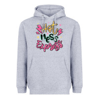 Heather Grey hot mess express Heavyweight Hoodie - MaliasSmallBusiness