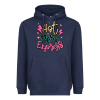Navy hot mess express Heavyweight Hoodie - MaliasSmallBusiness