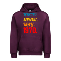 Mauve Wine Legend Since May 1970 Urban Hoodie - Bettercallsaul