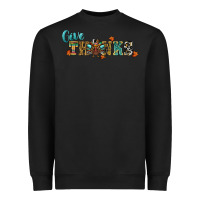 Black give thanks Heavyweight Sweatshirt - RanaPortraitStore