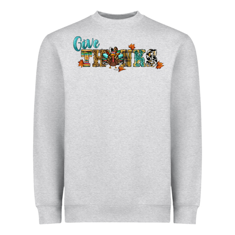 Give Thanks Heavyweight Sweatshirt by RanaPortraitStore | Teevron