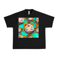 Black hedgehog western seamless pattern Urban Heavy Tee - HRA Design Shop