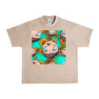 French Oak hedgehog western seamless pattern Urban Heavy Tee - HRA Design Shop