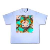 Grape Ice hedgehog western seamless pattern Urban Heavy Tee - HRA Design Shop