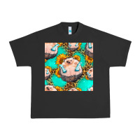 Pigment Black hedgehog western seamless pattern Urban Heavy Tee - HRA Design Shop