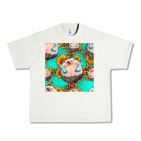 Pistachio hedgehog western seamless pattern Urban Heavy Tee - HRA Design Shop